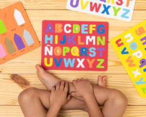 kid puzzle pieces of alphabet preschool in papillion nebraska